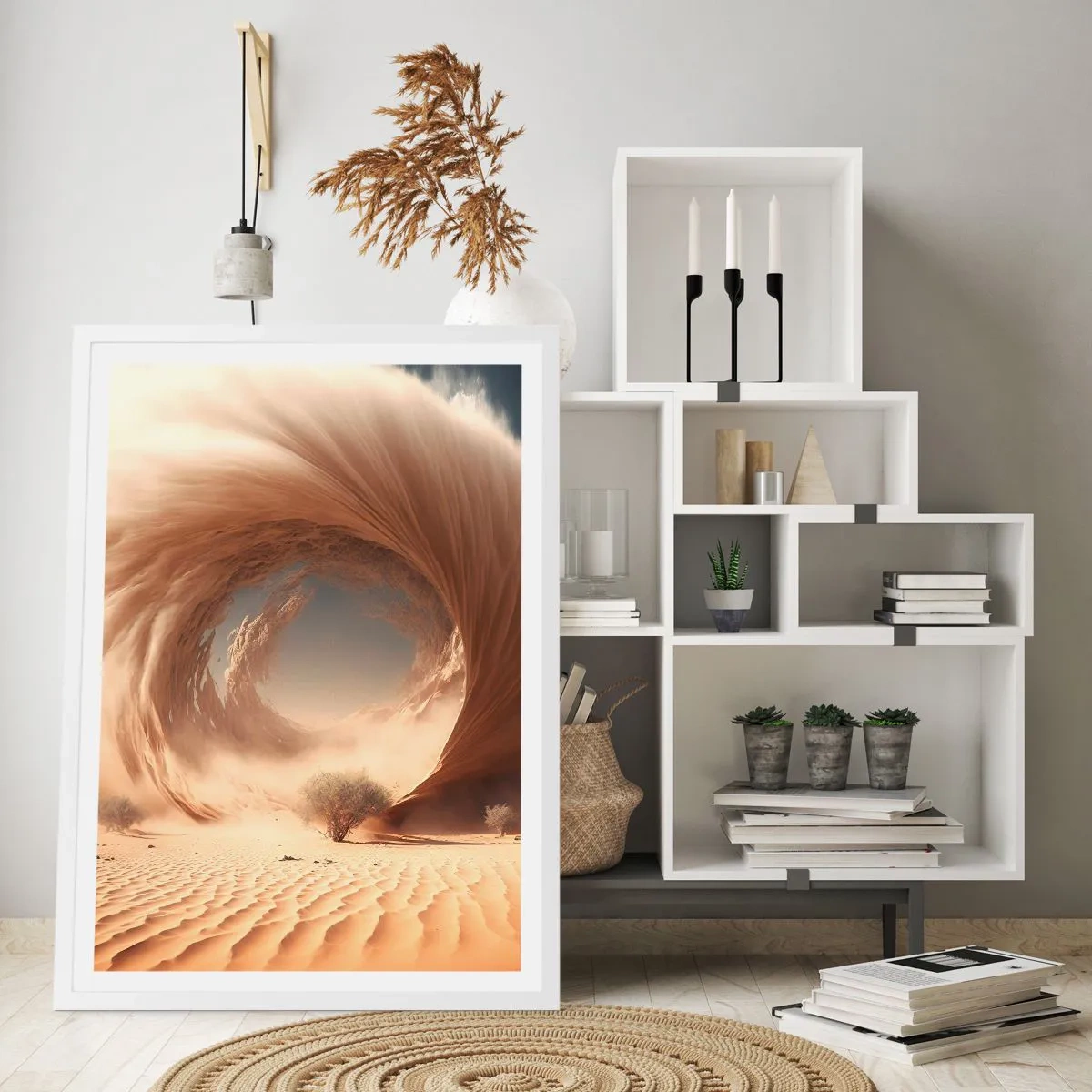 Poster in een witte lijst - Open portaal - 30x40 cm