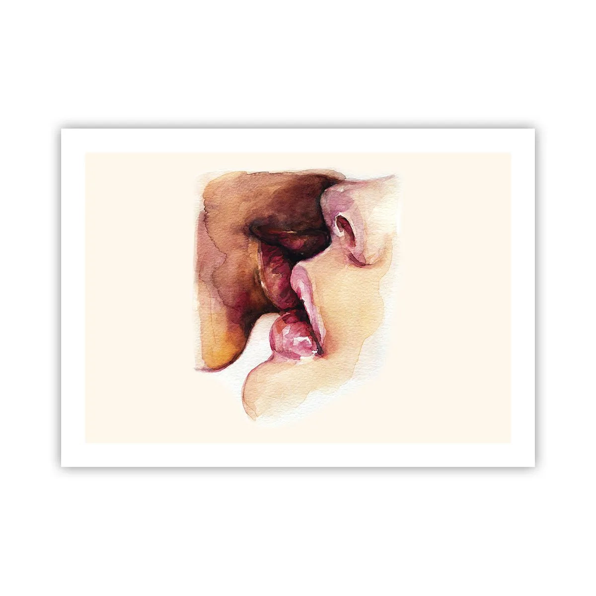 Poster - Zoals dag en nacht, aarde en lucht - 70x50 cm