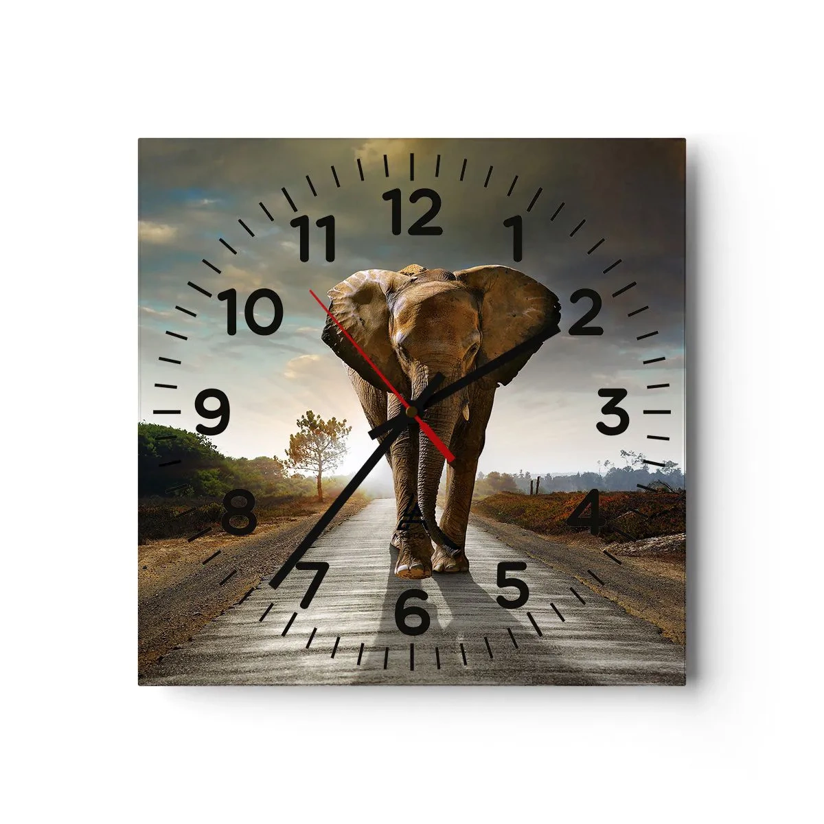 Wandklok - Klok - En helemaal niet in een porseleinen pakhuis - 40x40 cm