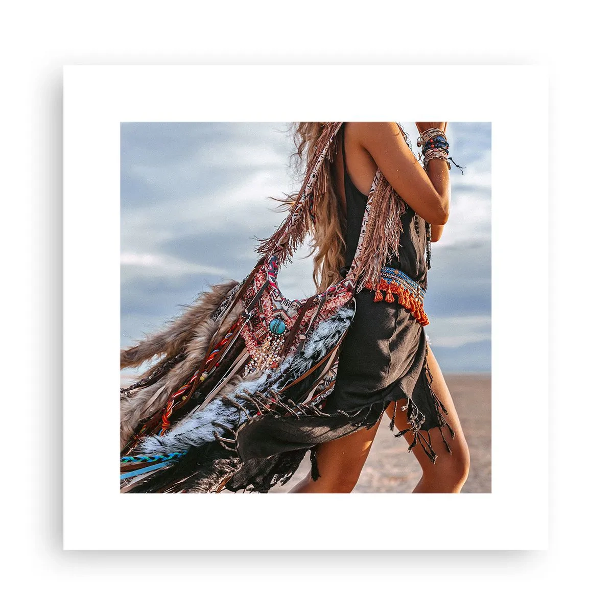 Poster - Het meisje van de sjamaan - 30x30 cm