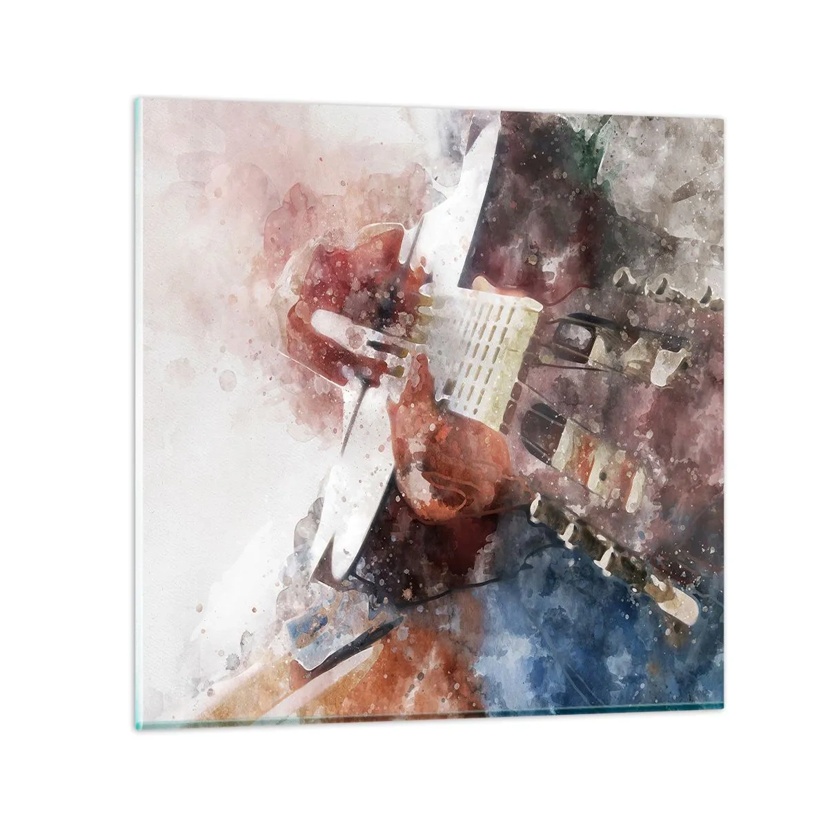 Schilderen op glas - En wat vind je ervan? - 70x70 cm