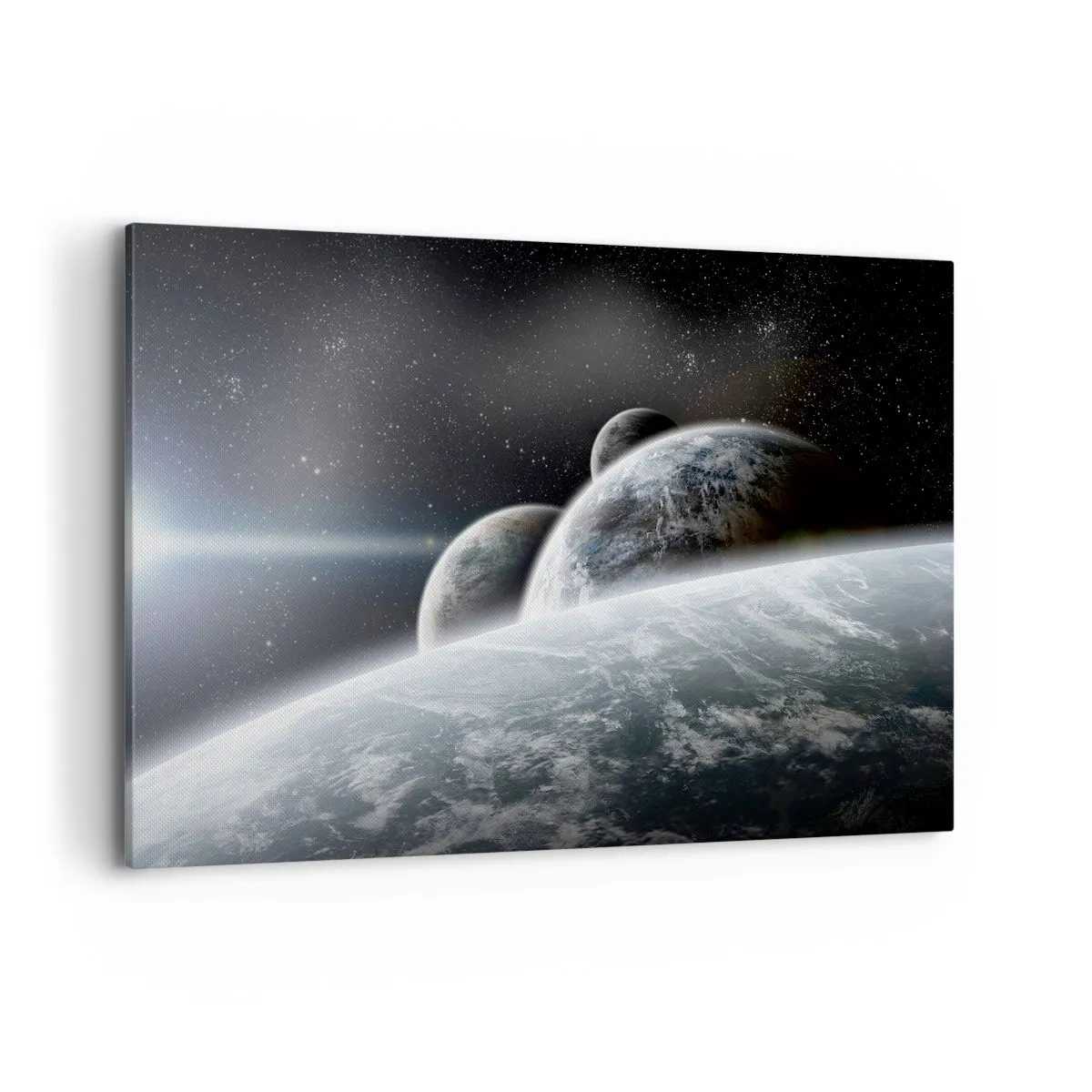 Schilderen op canvas - Kosmische muziek van de sferen - 120x80 cm