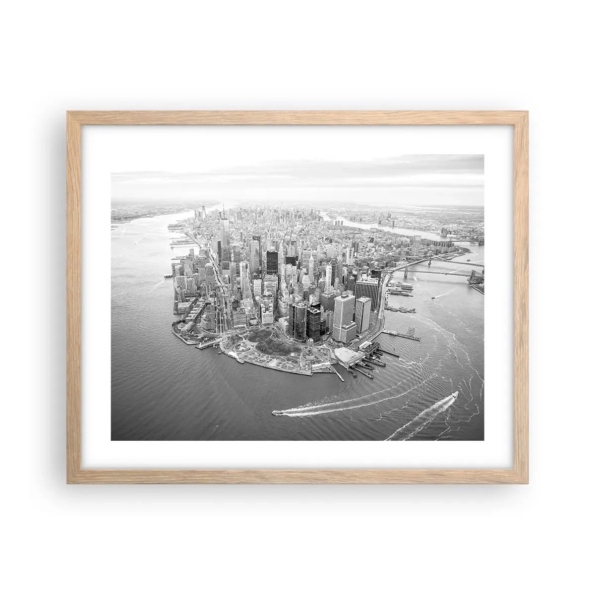 Een poster in een licht eiken lijst - Hoe niet lief te hebben? - 50x40 cm