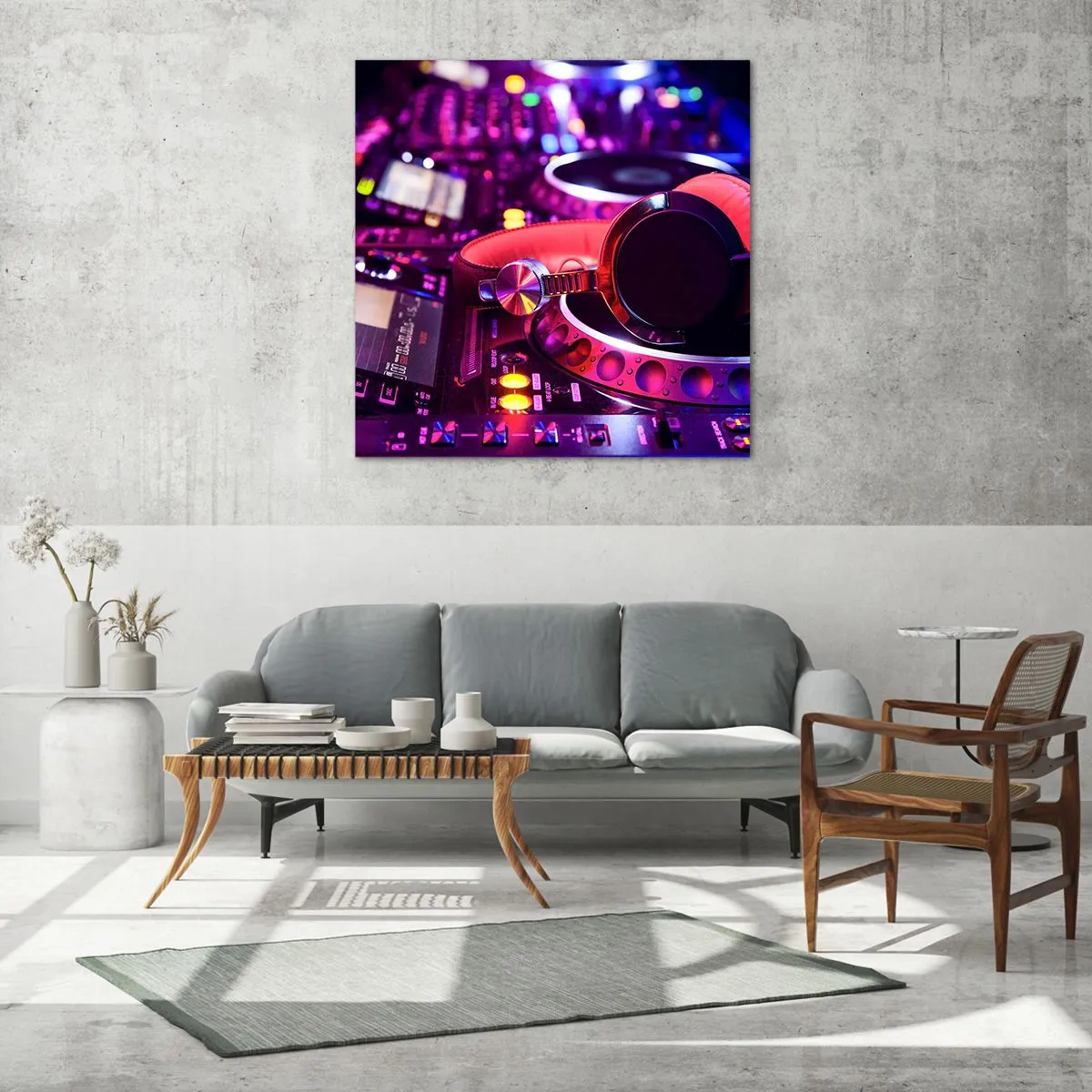 Schilderen op glas - Voordat het plezier begint - 70x70 cm