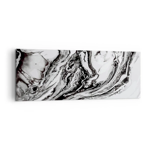 Schilderen op canvas - In het begin was er chaos - 140x50 cm