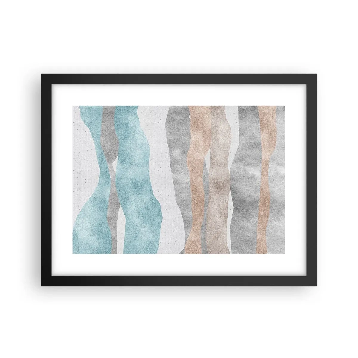 Poster in een zwarte lijst - Een studie van nabijheid - 40x30 cm