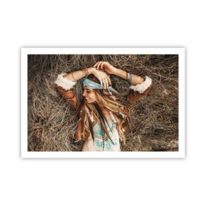 Poster - Op weg naar de zomer van de liefde - 91x61 cm