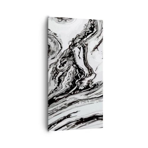 Schilderen op canvas - In het begin was er chaos - 65x120 cm
