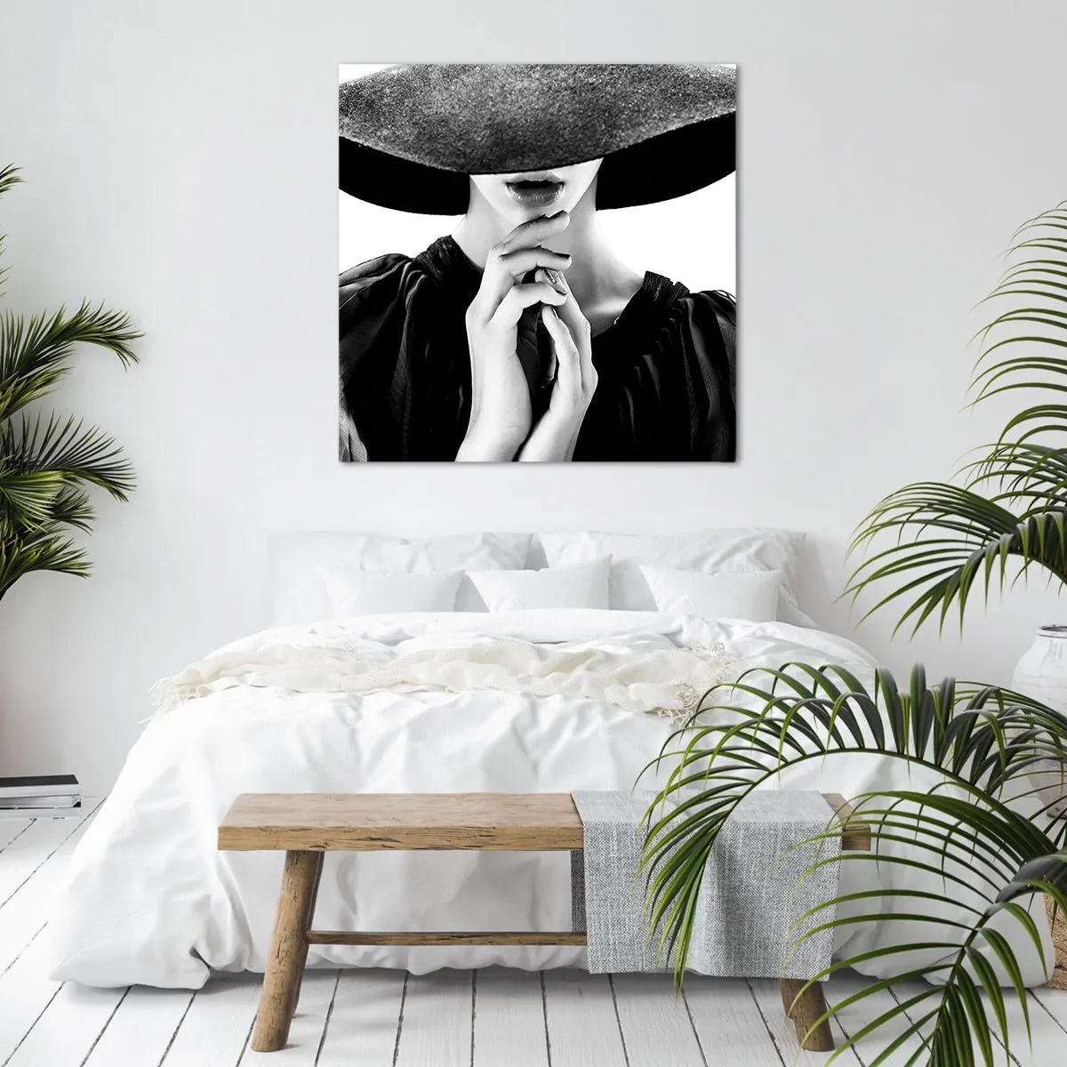 Schilderen op canvas - Verborgen schoonheid - 70x70 cm