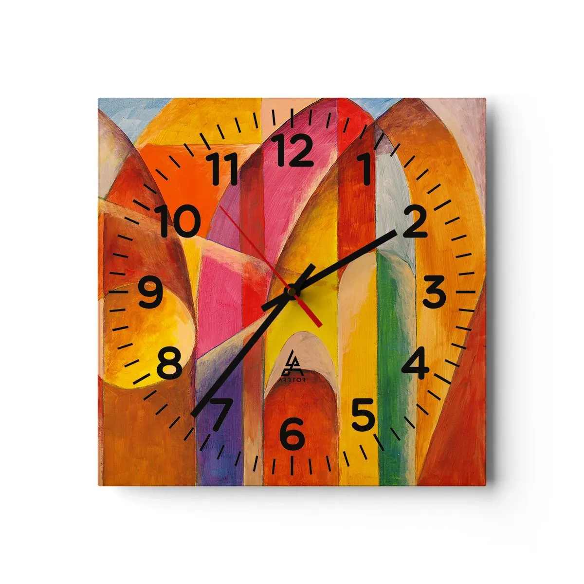 Wandklok - Klok - Kathedraal van de zon - 30x30 cm