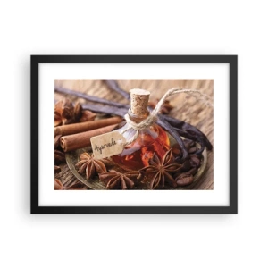 Poster in een zwarte lijst - Naar de eenheid van lichaam en geest - 40x30 cm