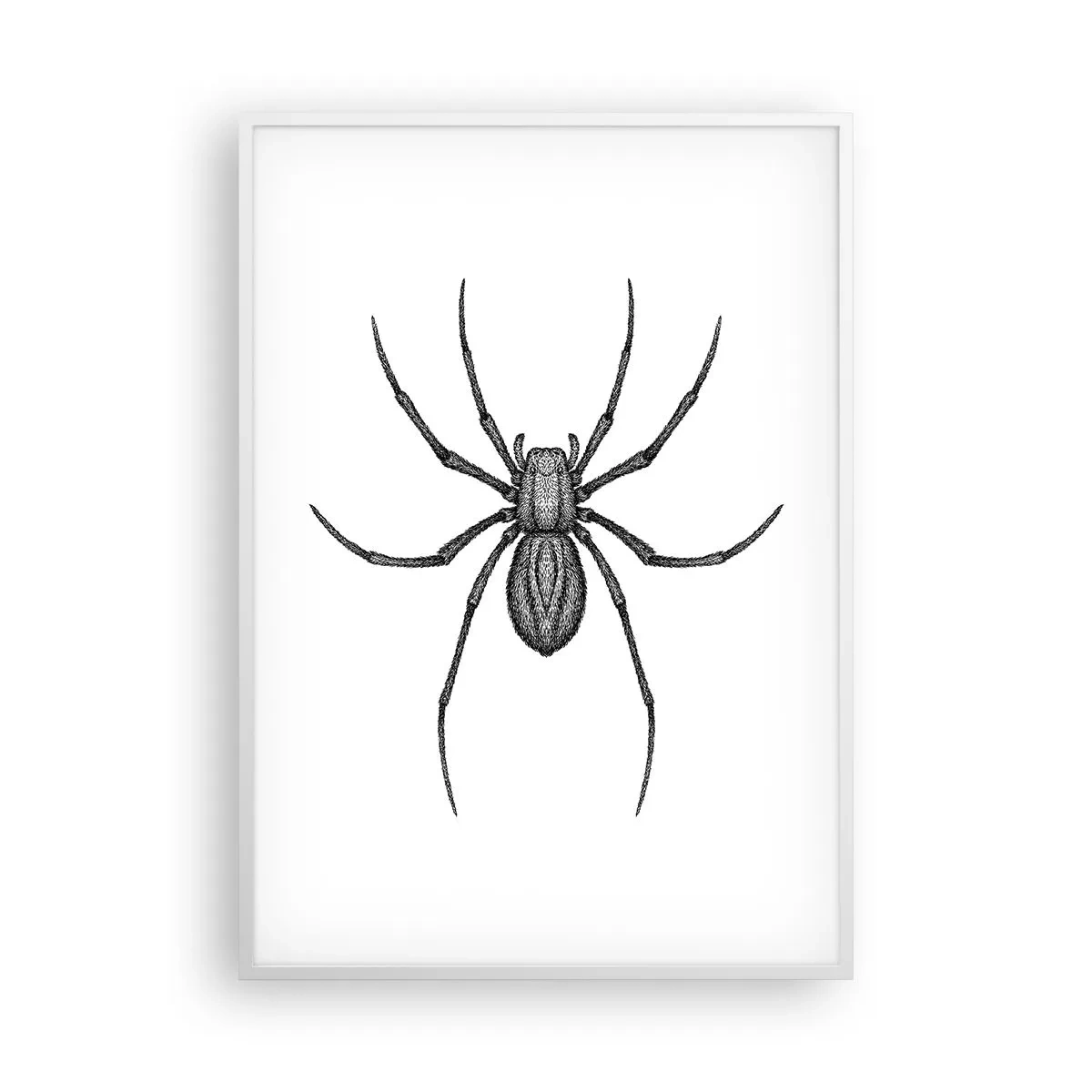 Poster in een witte lijst - Verontrustende precisie - 70x100 cm