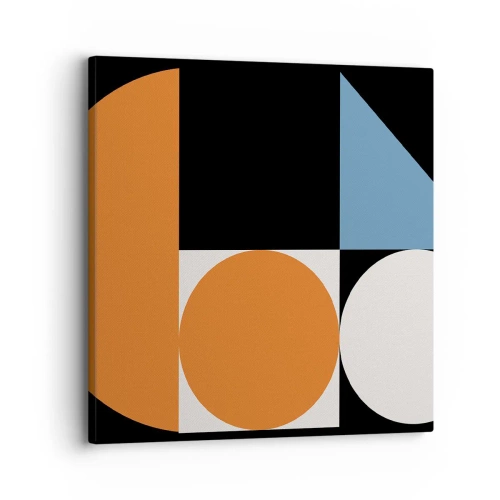 Schilderen op canvas - Dacht lay-out - 30x30 cm
