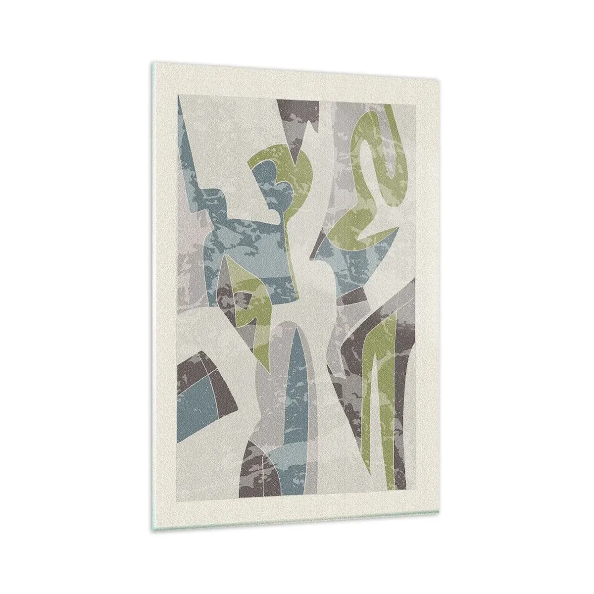 Schilderen op glas - Compositie achter het glas - 80x120 cm