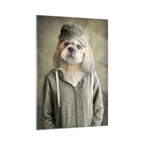 Schilderen op glas - Ik heb liever losser - 50x70 cm