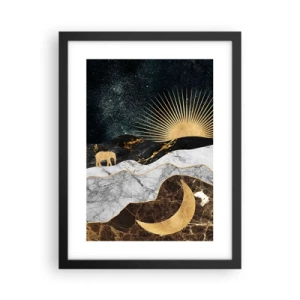 Poster in een zwarte lijst - Eeuwige wetten - 30x40 cm