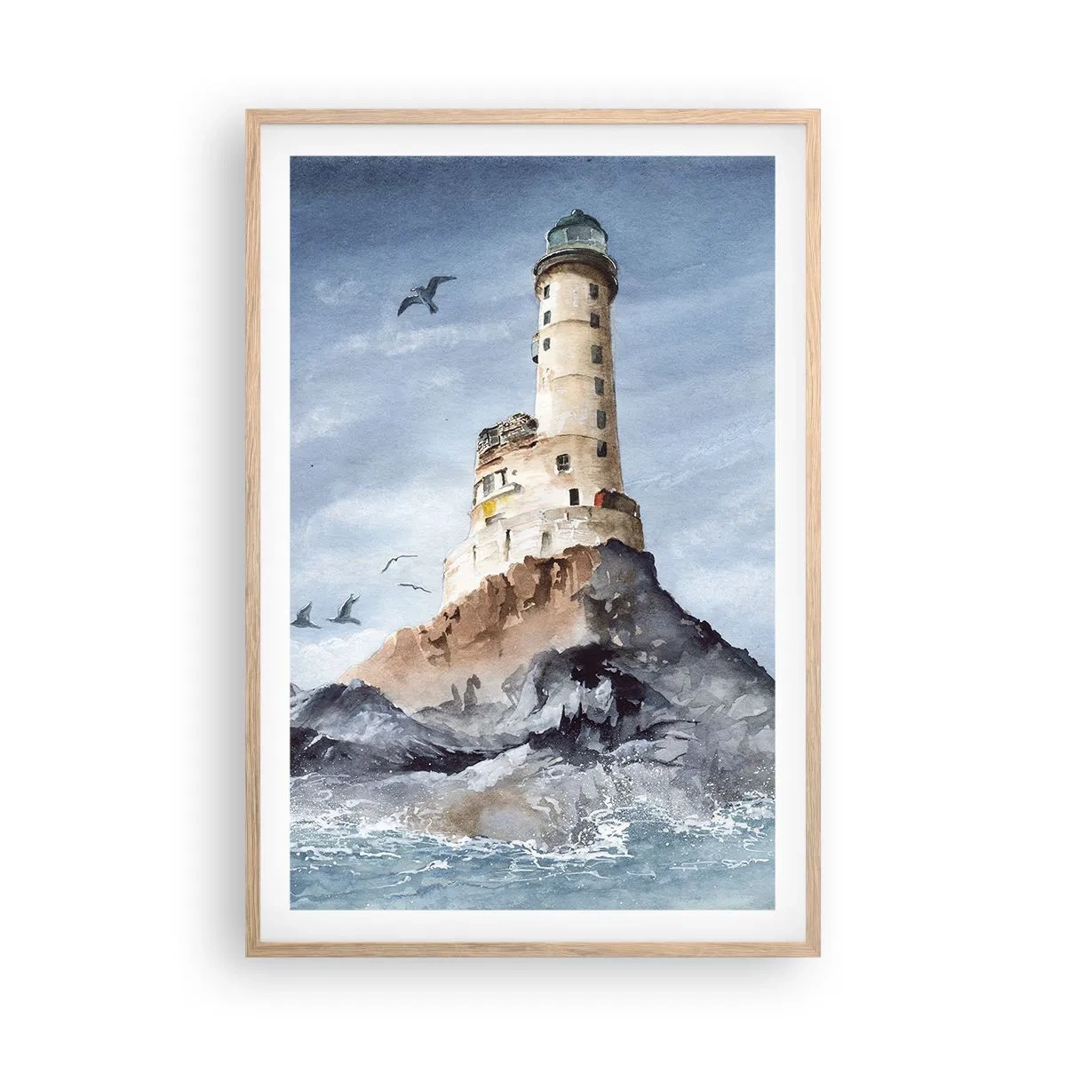 Een poster in een licht eiken lijst - Onoverwinnelijk - 61x91 cm