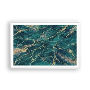 Poster in een witte lijst - Goudmijn - 91x61 cm