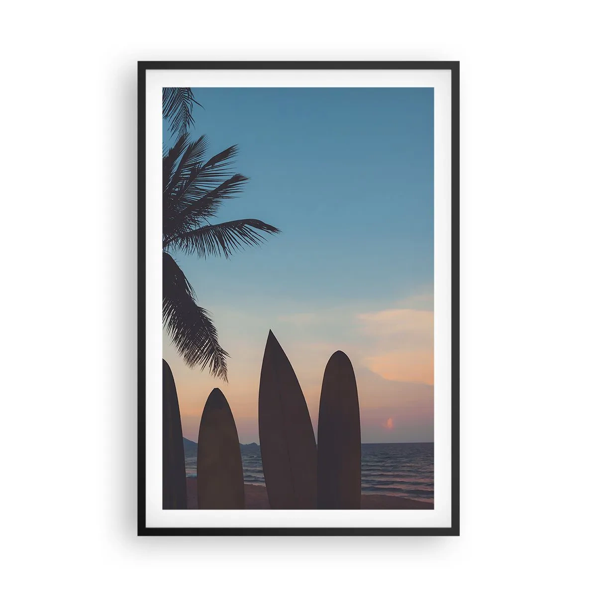 Poster in een zwarte lijst - Morgen wordt ook leuk - 61x91 cm