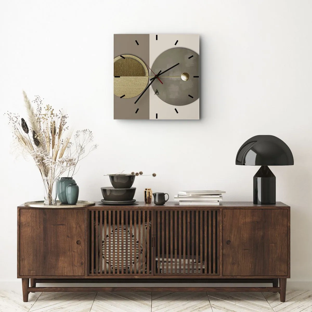 Wandklok - Klok - Perfecte balans - 30x30 cm