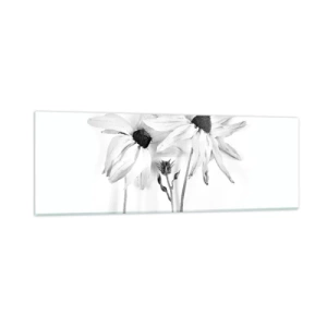Schilderen op glas - Niemand wil alleen zijn - 90x30 cm