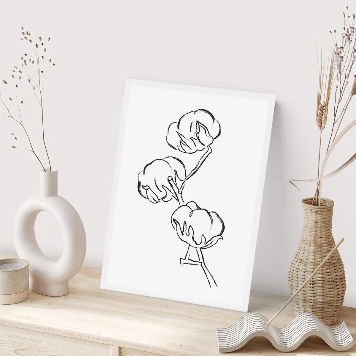 Poster - Katoen dons - 50x70 cm