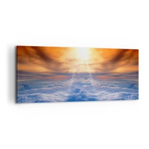 Schilderen op canvas - Mystiek landschap - 120x50 cm