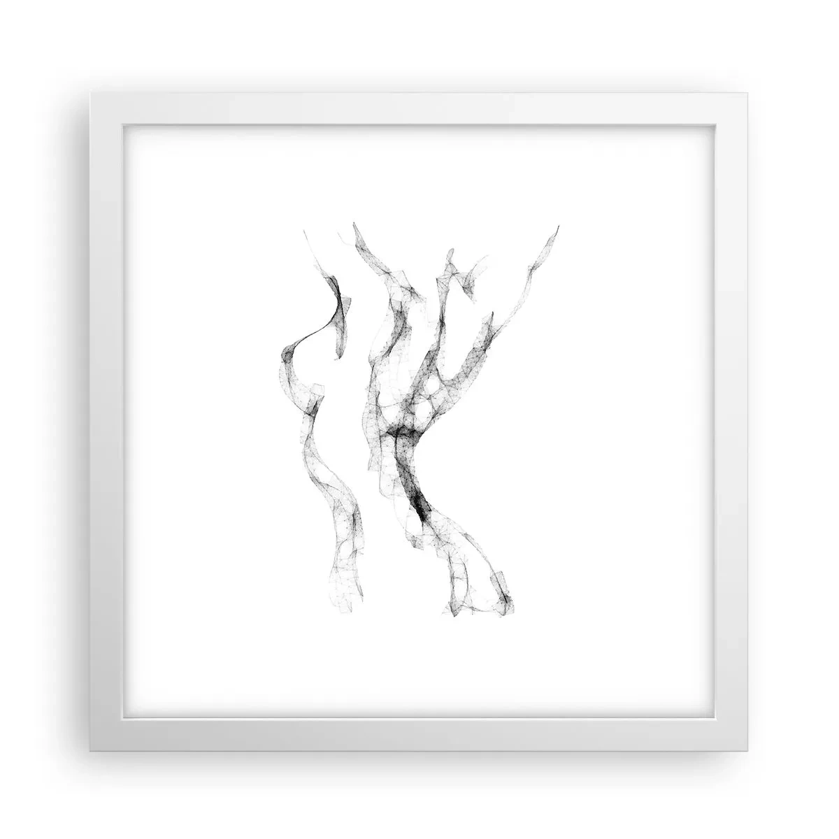 Poster in een witte lijst - Mooi en sterk - 30x30 cm