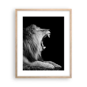 Een poster in een licht eiken lijst - Zonder enige twijfel - 40x50 cm