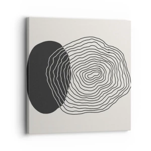 Schilderen op canvas - Duur en spiertrekkingen - 30x30 cm