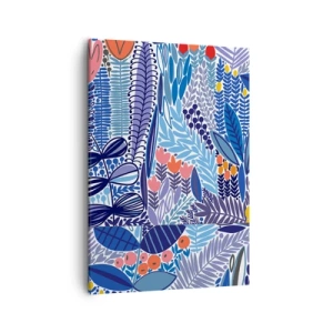 Schilderen op canvas - Hawaiiaanse tuin - 50x70 cm