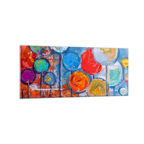 Schilderen op glas - Wonderen op de stok - 120x50 cm