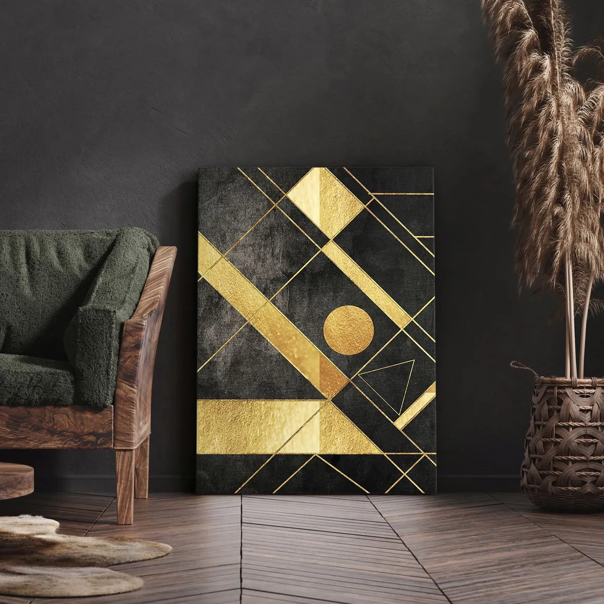 Schilderen op canvas - De zon van de woestijn - 50x70 cm
