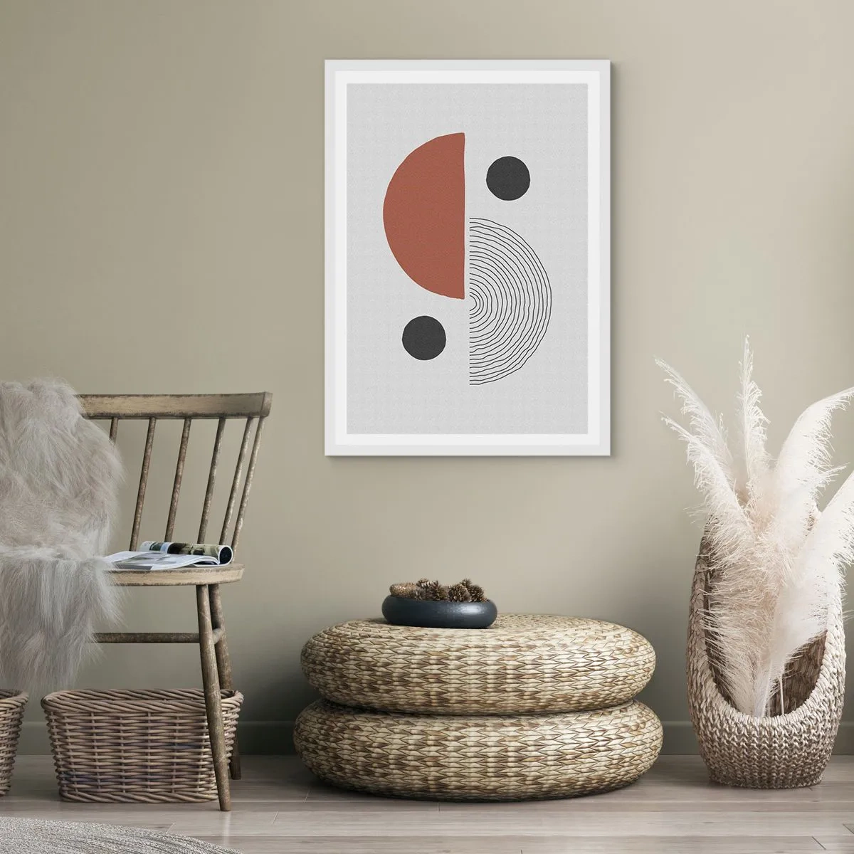 Poster in een witte lijst - Perfectie van het wiel - 30x40 cm