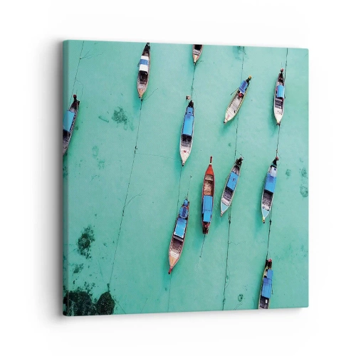 Schilderen op canvas - In blijde verwachting - 30x30 cm