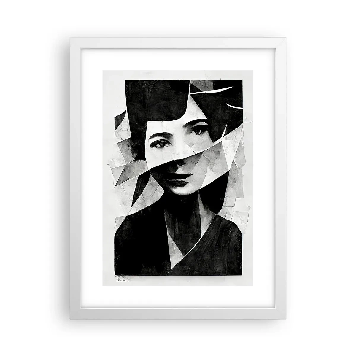 Poster in een witte lijst - Echt wat je bent... - 30x40 cm