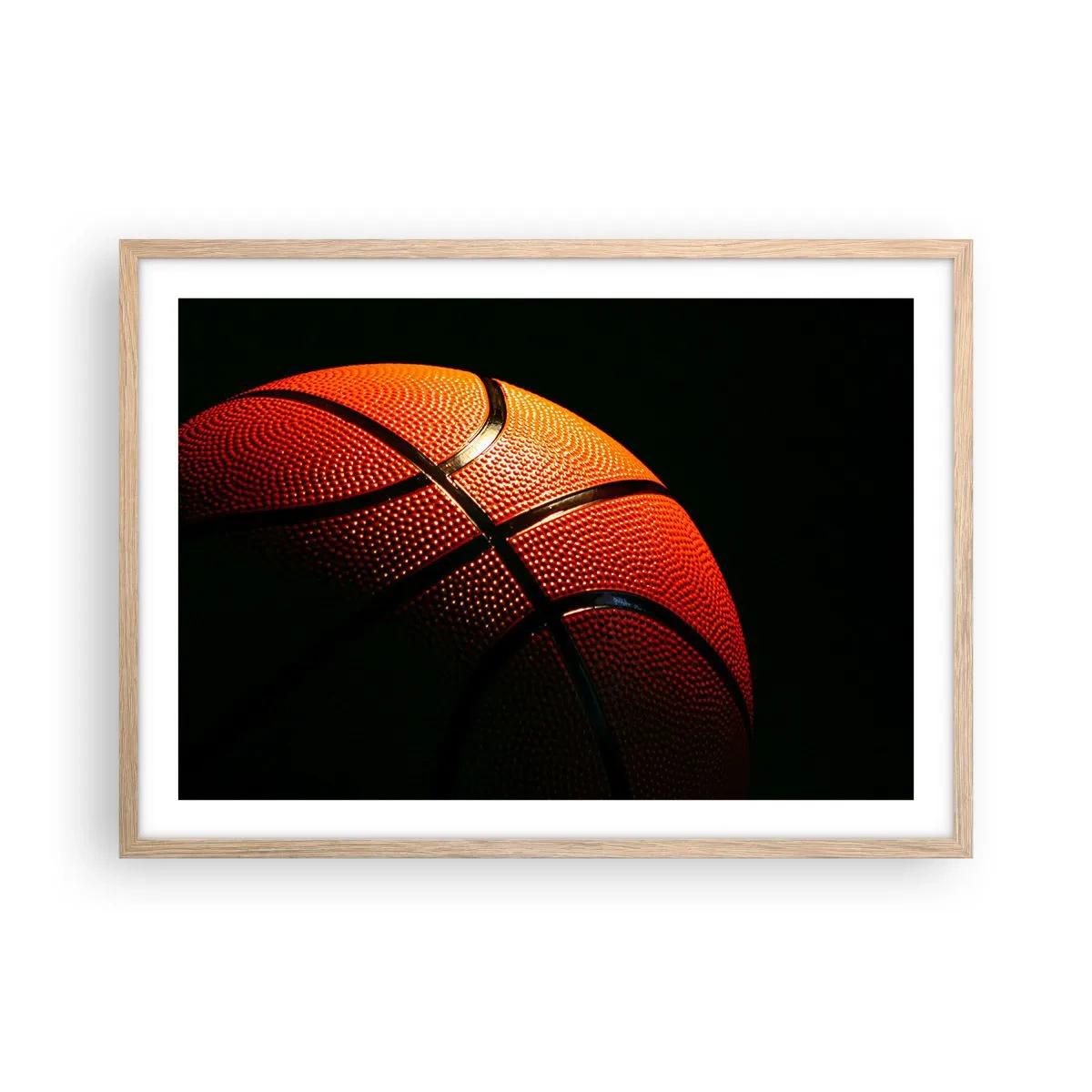 Een poster in een licht eiken lijst - Mooi als een planeet - 70x50 cm