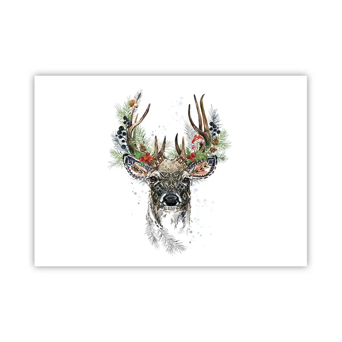 Poster - In een feestelijk gewaad - 100x70 cm