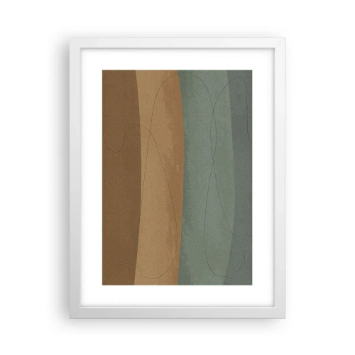 Poster in een witte lijst - Horizontale compositie - 30x40 cm