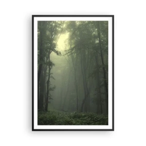 Poster in een zwarte lijst - Voordat hij wakker wordt - 70x100 cm