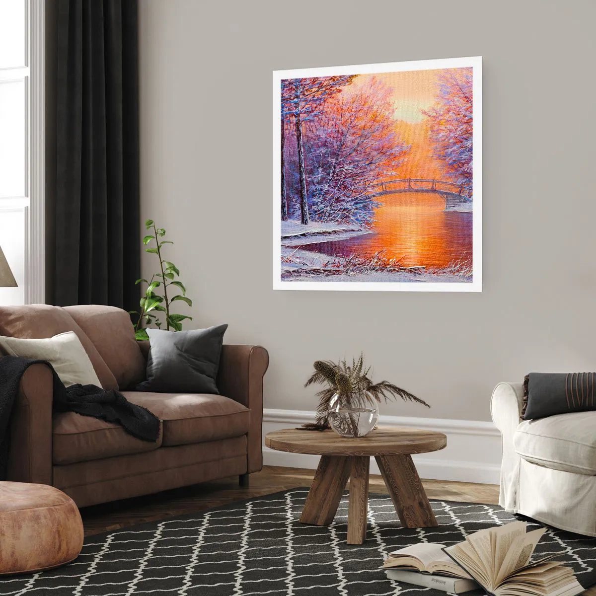 Poster - Laten we elkaar hier ontmoeten - 40x40 cm