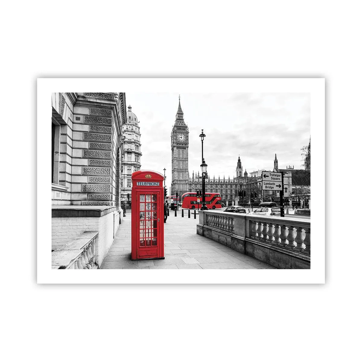 Poster - Londen, zonder twijfel - 70x50 cm