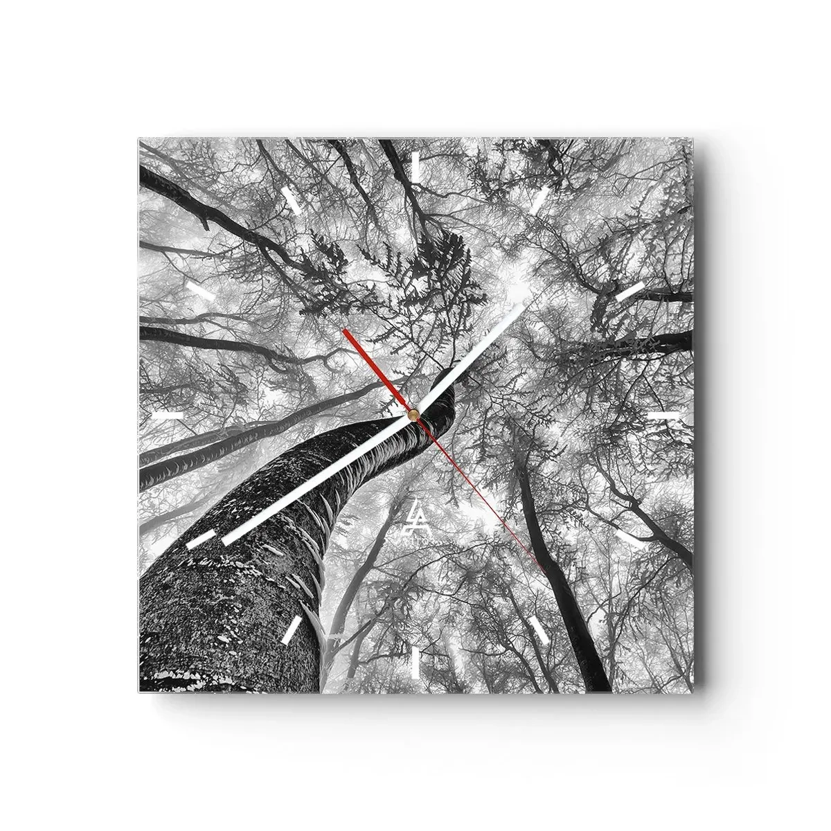 Wandklok - Klok - Race naar het licht - 40x40 cm