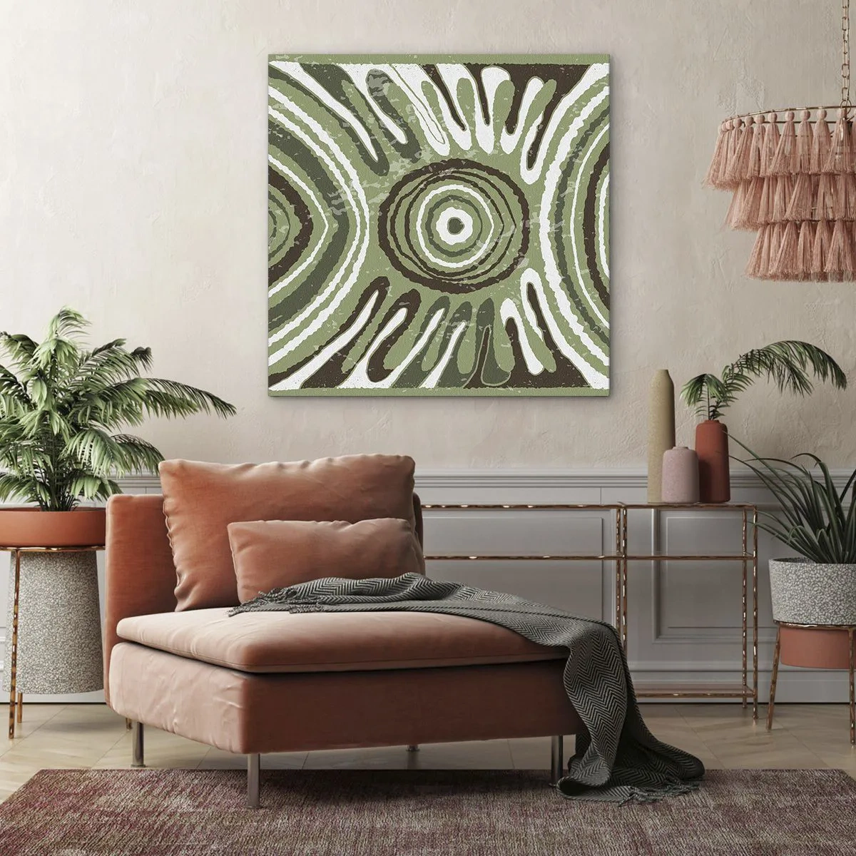 Schilderen op canvas - Een explosie van emoties - 70x70 cm