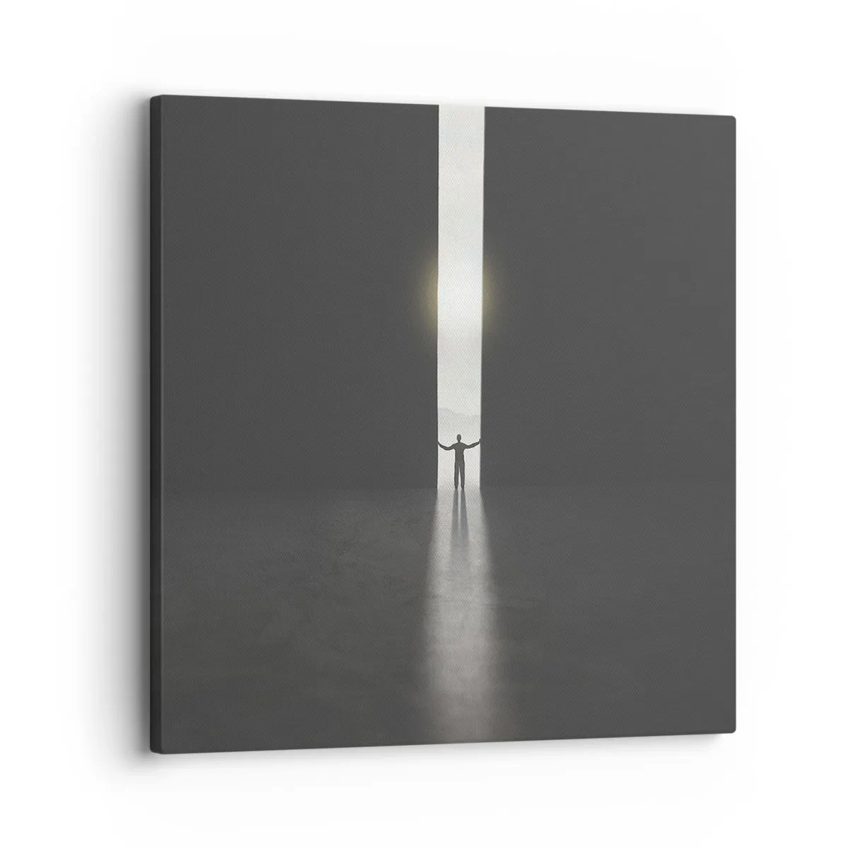 Schilderen op canvas - Een stap naar een mooie toekomst - 30x30 cm