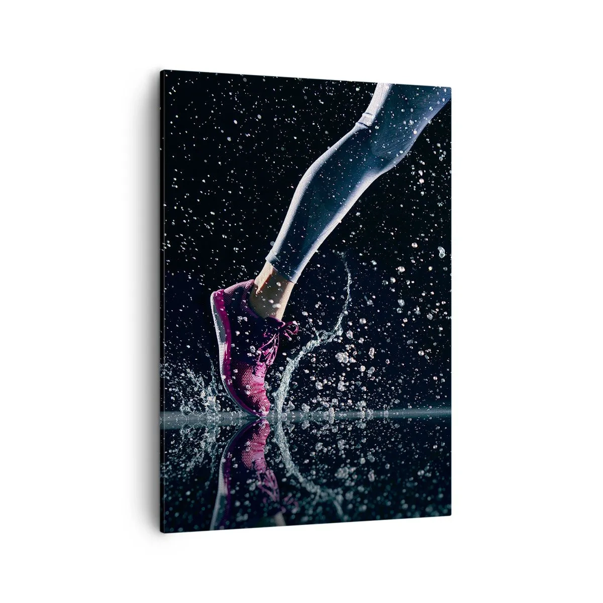 Schilderen op canvas - Hoeveel kracht in de benen - 50x70 cm