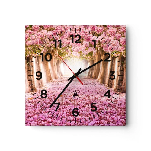 Wandklok - Klok - De weg naar het paradijs - 40x40 cm