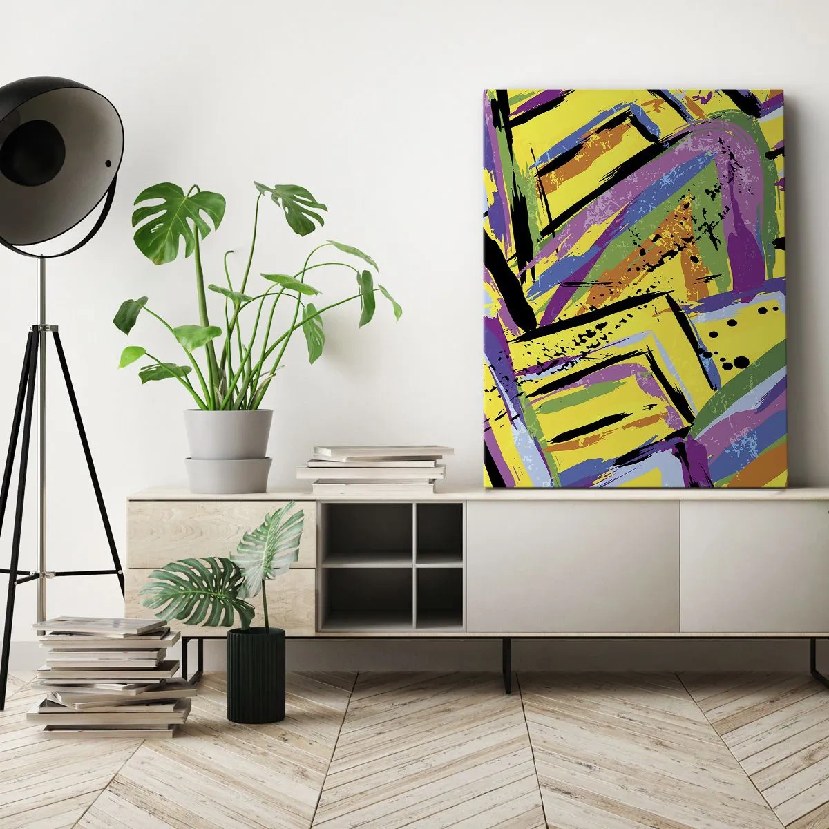 Schilderen op canvas - Tot ze schreeuwt van vreugde - 50x70 cm