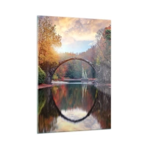 Schilderen op glas - Aan de andere kant van de spiegel - 50x70 cm