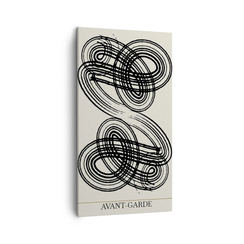 Schilderen op canvas - Het kwam er spontaan uit - 45x80 cm